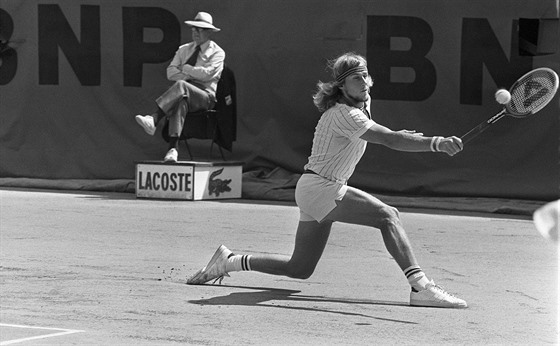 védský tenista Björn Borg na snímku z roku 1976