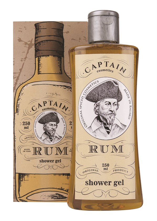 Dárkový sprchový gel s rumovým aroma v originální krabičce, cena: 95 Kč Dárkový sprchový gel s rumovým aroma v originální krabičce, cena: 95 Kč