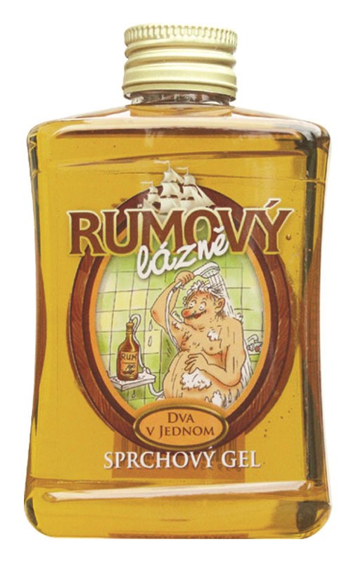 Rumový sprchový gel, cena: 59 Kč Rumový sprchový gel, cena: 59 Kč