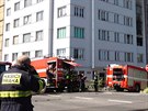 Výbuch v byt ve Strojnické ulici zabil souseda