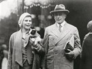 Adolf Loos s manelkou Klárou Beckovou