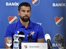 Fotbalista Milan Baro 3. ervence 2020 v Ostrav na tiskové konferenci...