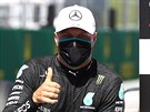 Valtteri Bottas z Mercedesu má radost, e do Velké ceny Rakouska mohl vyjet z...