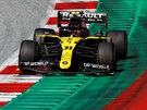 Esteban Ocon z Renaultu pi Velké cen Rakouska