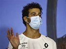 Daniel Ricciardo ze stáje Renault na tiskové konferenci