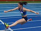 Zuzana Hejnová na trati 300 metr pekáek v rámci Inspiration Games v Papendalu