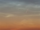 Snímek komety Neowise po 3. hodin ráno, kdy byla pozorovatelná nad...