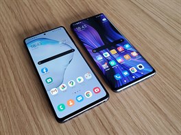 Samsung Galaxy Note10 Lite a Xiaomi Mi Note 10 Lite