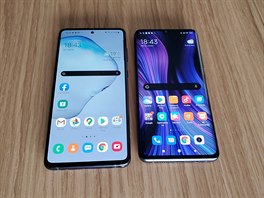 Samsung Galaxy Note10 Lite a Xiaomi Mi Note 10 Lite