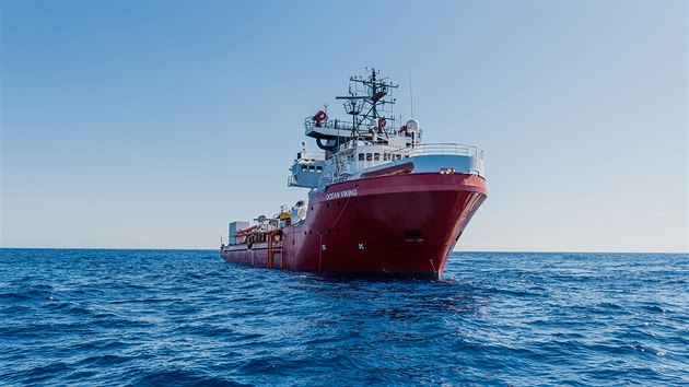 Loď Ocean Viking (22. 6. 2020)