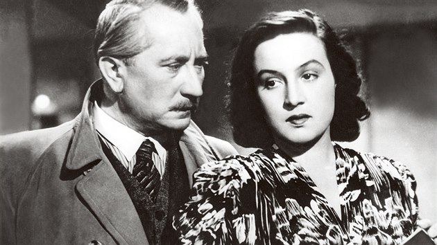 Jaroslav Marvan a Dana Medick ve filmu 13. revr (1946) 