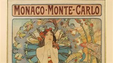 Alfons Mucha, Monako. Monte Carlo, 1897, barevná litografie, papír (Paříž, F....