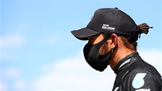 Lewis Hamilton ze stáje Mercedes na okruhu v rakouském Spielbergu