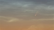 Snímek komety Neowise po 3. hodin ráno, kdy byla pozorovatelná nad...
