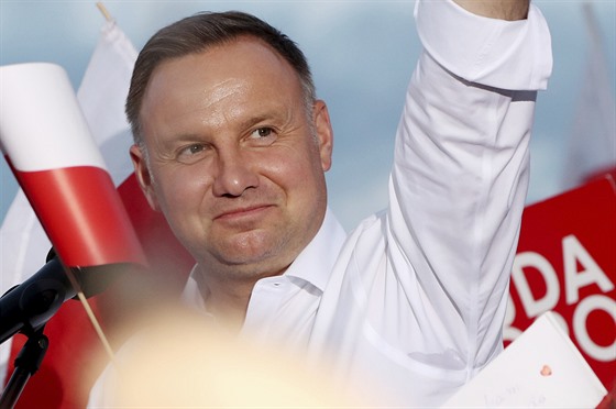 Kandidát na prezidenta Polska Andrzej Duda (12. července 2020)