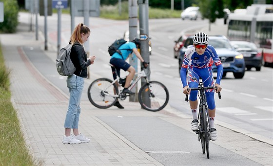 Brno má pouze pět a půl kilometru cyklostezek čistě pro kola, s úseky...