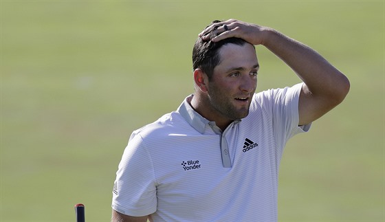 Jon Rahm po povedeném tetím kole na turnaji Memorial v americkém Dublinu.