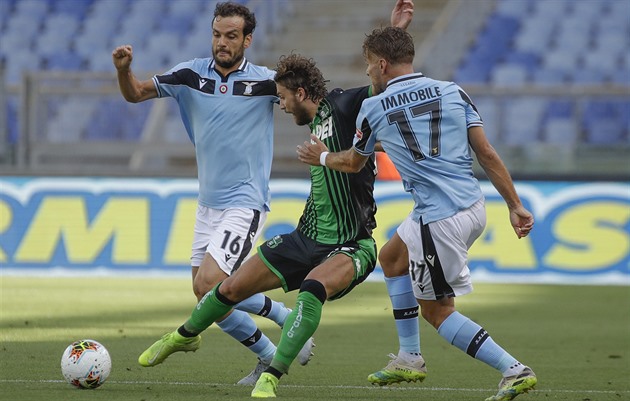 Lazio v duelu se Sassuolem selhalo, Juventus zvýšil náskok na osm bodů
