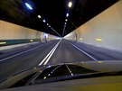 Jízda 11,6 kilometru dlouhým Montblanským tunelem