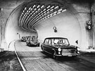 Montblanský tunel byl oteven pro dopravu 19. ervence 1965