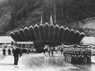 Slavnostní otevení Montblanského tunelu (19. ervence 1965)