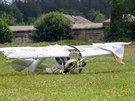 U obce Lh�ta na Plze�sku dnes p�ed polednem havarovalo ultralehk� letadlo. Na...