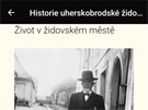 Uhersk� Brod nab�z� aplikaci, kter� z�jemce provede bohatou �idovskou histori�...