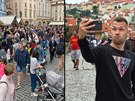 tyi z pti turist v Praze jsou nyní ei. Reportér Matj Smlsal se za nimi...