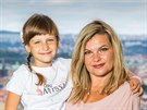 Finalistka soute eská Missis 2020/2021 Hana Bejková a její dcera Laura
