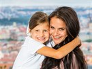 Finalistka soute eská Missis 2020/2021 Lenka Sýkorová a její dcera Petra