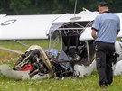 U obce Lh�ta na Plze�sku dnes p�ed polednem havarovalo ultralehk� letadlo. Na...