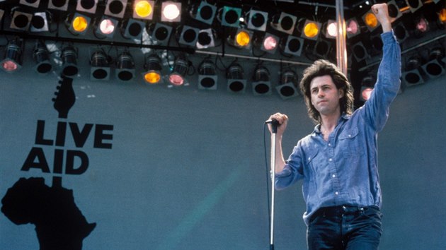 Bob Geldof, organiztor koncertu Live Aid