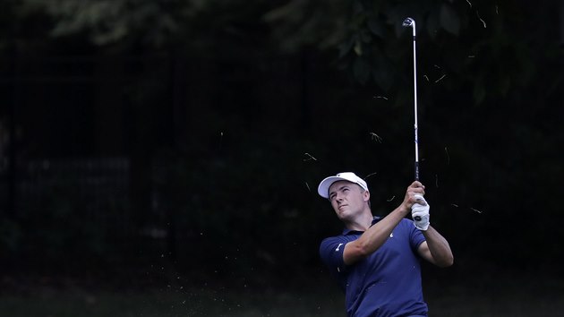 Jordan Spieth ve tetm kole turnaje Memorial v americkm Dublinu.