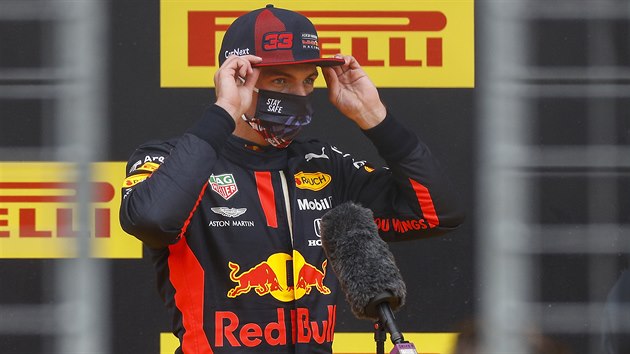 Max Verstappen z Red Bullu po kvalifikaci Velk ceny trska F1.
