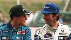 Michael Schumacher a Damon Hill