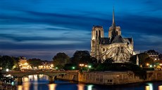 Pařížská katedrála Notre Dame před ničivým požárem