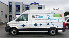 Logistická firma GLS tesutuje elektrickou dodávku MAN.