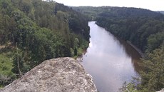 Vyhlídka Baba nedaleko Hluboké nad Vltavou