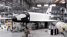 Ruský raketoplán Buran CCCP-3501002 v muzeu v německém Speyeru.