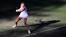 Petra Kvitová ve tvrtfinále exhibiního turnaje v Berlín.
