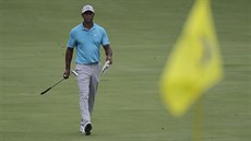 Tiger Woods v prvním kole turnaje Memorial v americkém Dublinu.