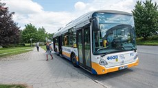 Dopravní spolenost Zlín - Otrokovice vyuívá nový elektrobus.