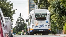 Dopravní spole�nost Zlín - Otrokovice vyu�ívá nový elektrobus.