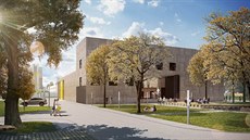 Plánovanou podobu kulturního centra v Ronov navrhlo studio Archteam.