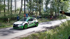 Jan Kopecký na trati Rallye Bohemia.