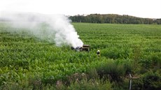 Nehoda u Lázní B�lohradu (13. 7. 2020)