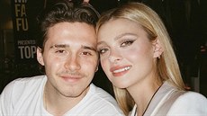 Brooklyn Beckham a Nicola Peltzová (17. bezna 2020)