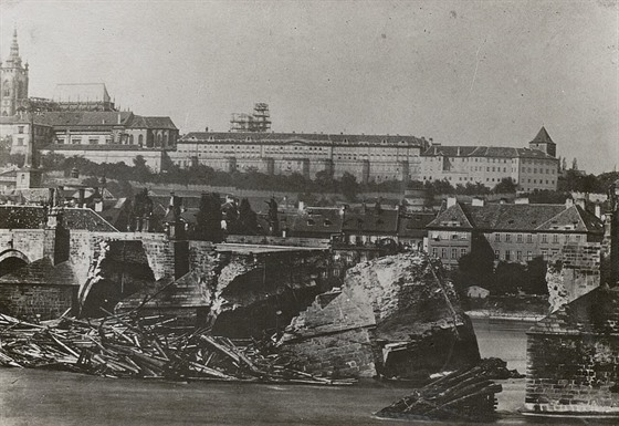 Karlv most v roce 1890