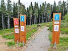 V novm Trailparku Pleivec jsou zatm oteven traily modr a erven.