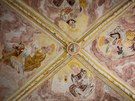 Malovan� strop na vimpersk�m z�mku